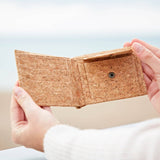 Natural Cork Billfold Wallet: Natural