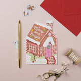 Gingerbread House Christmas Card | Holiday Card | Seasonal