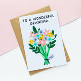 Wonderful Grandma Greeting Card | Mother's Day Flowers