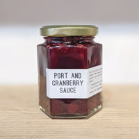 Homemade Port and Cranberry Sauce
