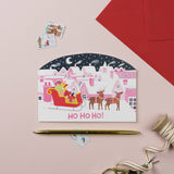 Santa Rooftops | Christmas Cards | Holiday Greeting Card