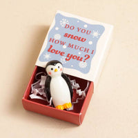 Tiny Matchbox Ceramic Token: Bear