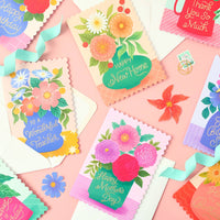 Happy New Home Vase Card