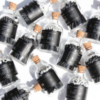 All Black Apothecary Matches
