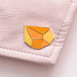 Gemstone Enamel Pin: Amethyst
