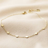 Stainless Steel Starry Anklet in Gold