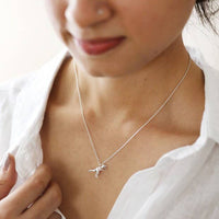 Silver T-rex Dinosaur Necklace