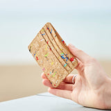 Natural Cork Credit Card Holder: Natural