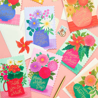 Happy New Home Vase Card