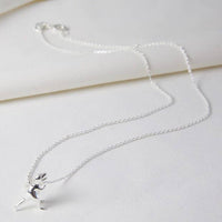 Silver T-rex Dinosaur Necklace
