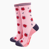 Bamboo Socks - Ladybird