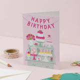 Happy Birthday Cakes Card