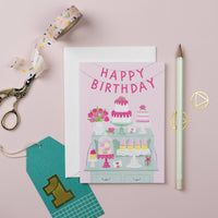 Happy Birthday Cakes Card