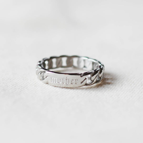 Mother Chain Ring -  Stainless Steel