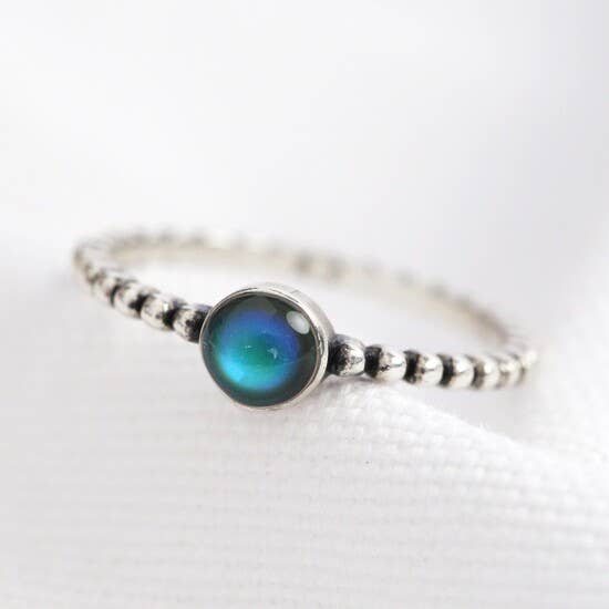 Sterling Silver Mood Stone Ring