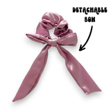 Satin Bow - Peony Pink