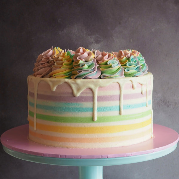 Pastel Rainbow Cake