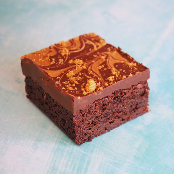Vegan Biscoff Brownie