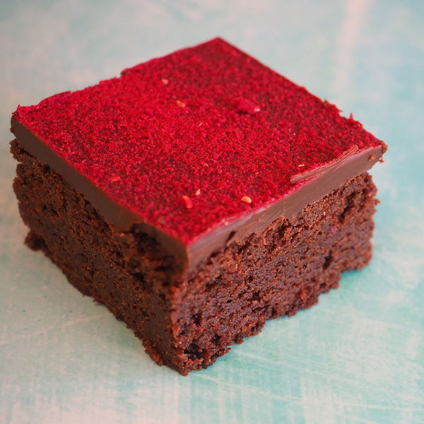 Vegan Raspberry Brownie