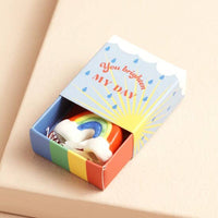 Tiny Matchbox Ceramic Token: Bear