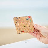 Natural Cork Credit Card Holder: Natural