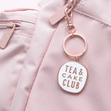 Tea & Cake Club - Enamel Keyring