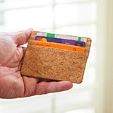 Natural Cork Credit Card Holder: Natural