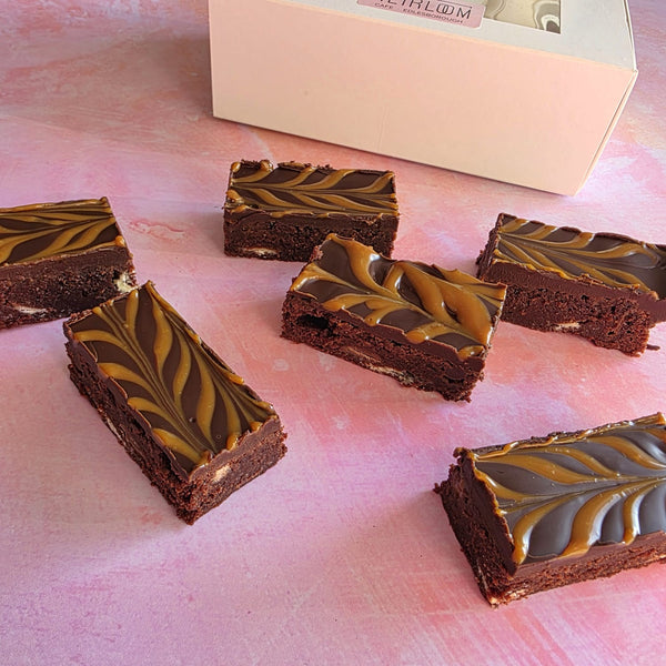 GF Salted Caramel Brownie Box