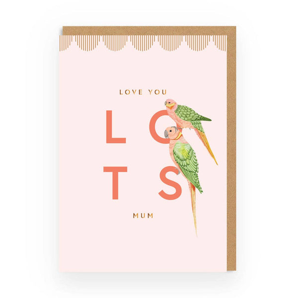 Love You Lots Birds Greeting Card