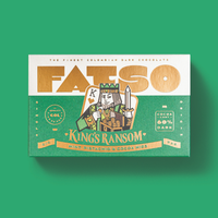 KING'S RANSOM 150g- 60% dark chocolate vegan bar, made in UK