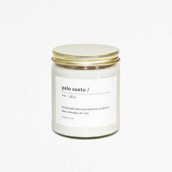 Palo Santo -  8 oz Soy Candle