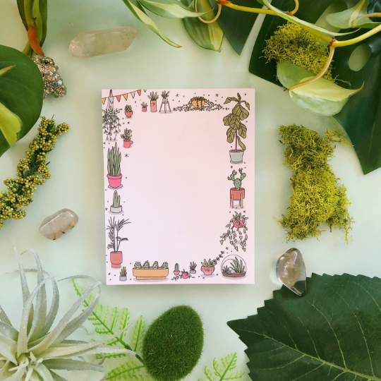 House Plant Notepad