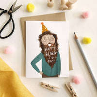 Happy Beardthday Birthday Card