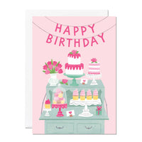 Happy Birthday Cakes Card
