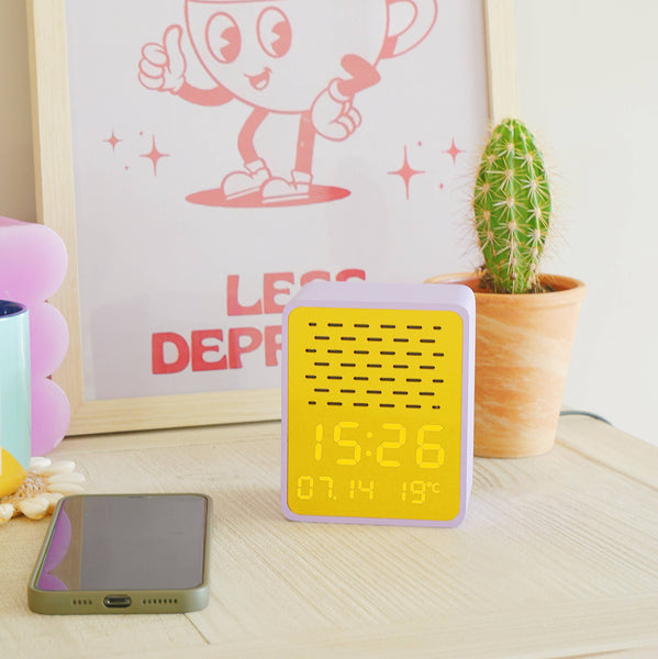 Rise Play - Bluetooth Speaker & Alarm Clock: Purple