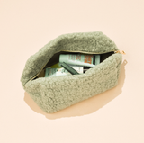 Teddy Make Up Bag - Sage Green