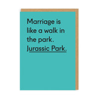 Jurassic Park Greeting Card