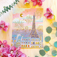 Eiffel Tower - Foil Art Print