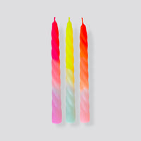 Fruit Salad Twisted Candles