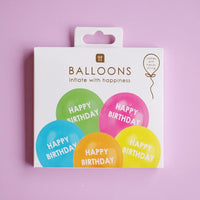 Bright Happy Birthday Balloons