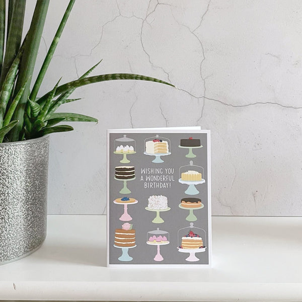 Wishing you a Wonderful Birthday (CAKE!) Card