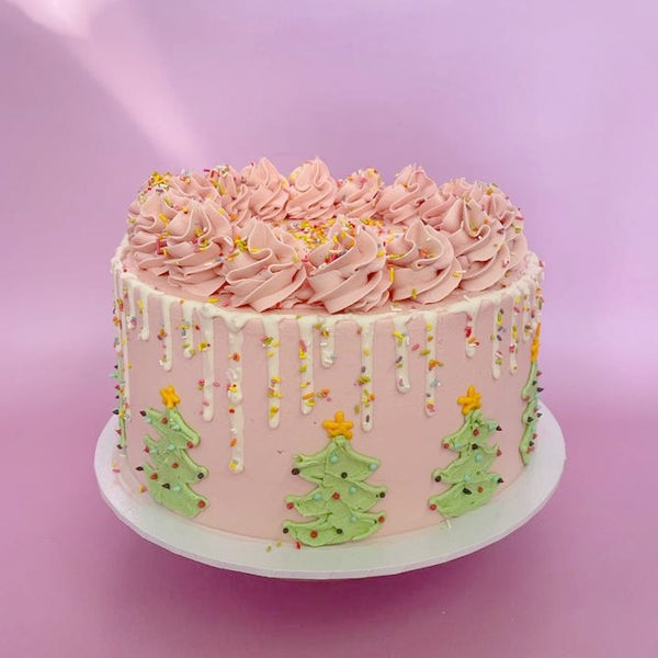 Happy Kitschmas Cake