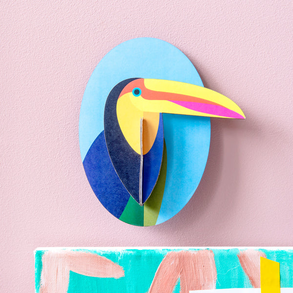 Toucan 3D wall decoration