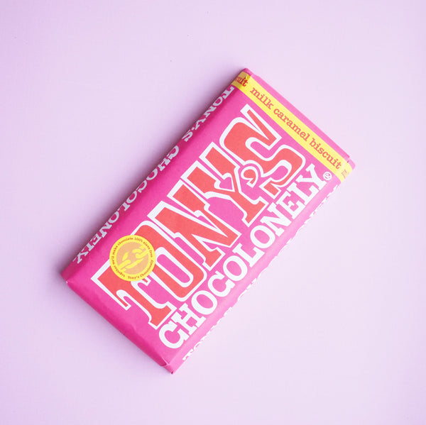 Tony's Chocolonely - Milk Caramel Biscuit