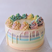 Pastel Rainbow Cake