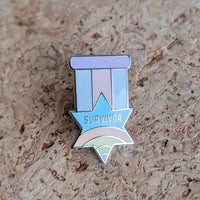 Survivor Enamel Pin