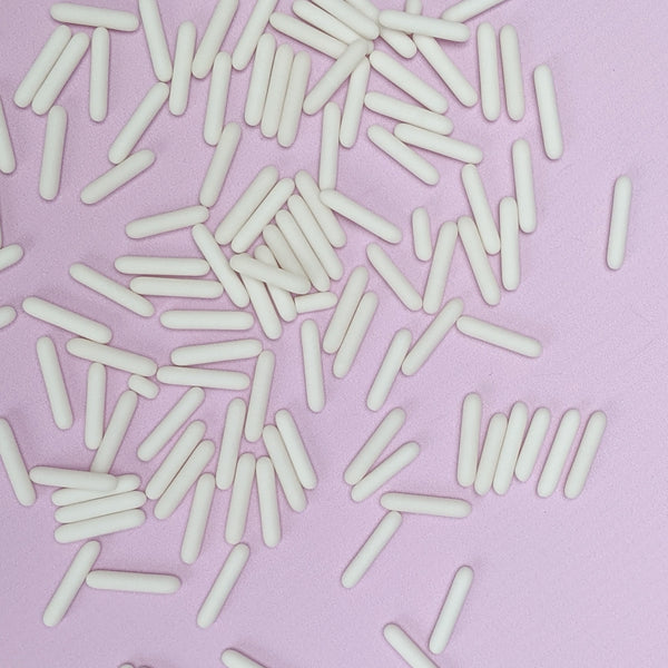 Vegan White Rod Sprinkles