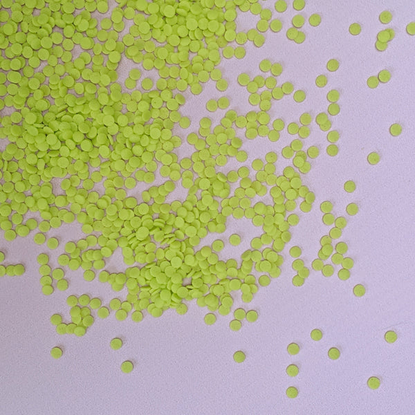 Vegan Lime Green Confetti