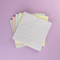 Pastel napkins
