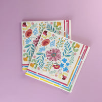Floral napkins